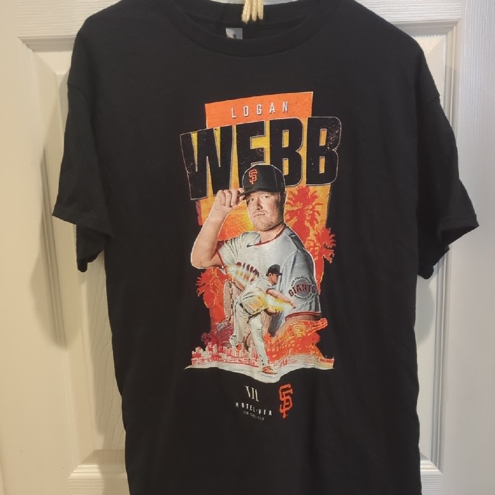 San Francisco Giants Logan Webb Cotton T-Shirt Medium